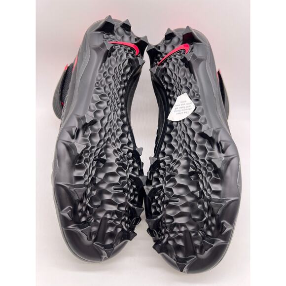 Nike Force Savage Pro 2 Black Red Football Cleats AH4000-001 Men's Size 9. - Picture 4 of 12